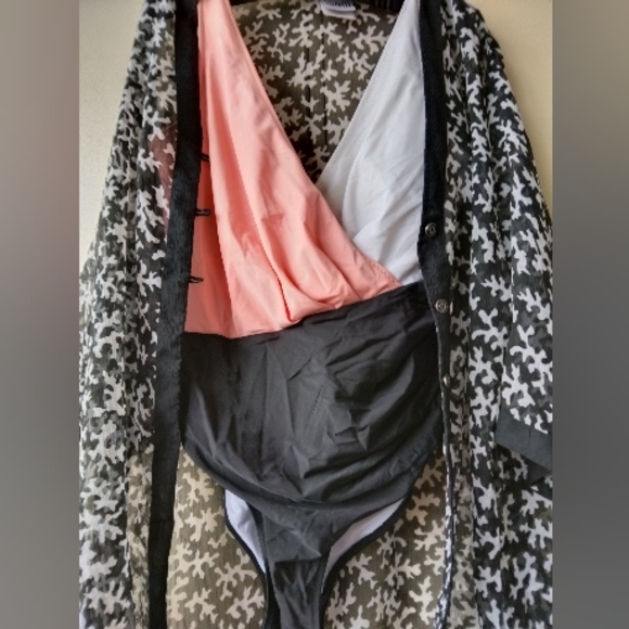 Designer Flattering Cupshe one piece bathing suit women's large Euro Summer - Picture 8 of 13